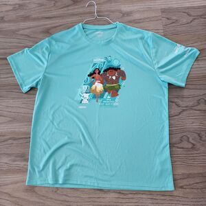 Run Disney Princess Half Marathon Official Race Shirt Moana Adult Unisex 2X NEW
